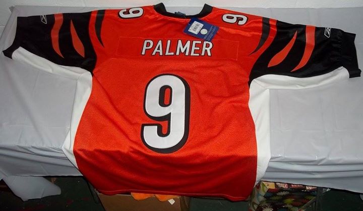 Carson Palmer Reebok On Field Stitched Cincinnati Bengals Jersey ...
